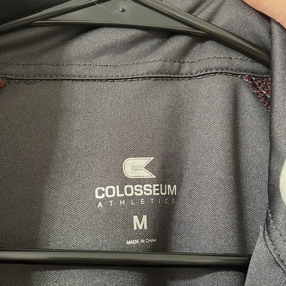Colosseum Athletics Virginia Tech Grey Maroon Quarter Zip Size Medium - Picture 8 of 11